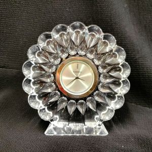 Gorgeous Waterford Crystal Desk Table Clock